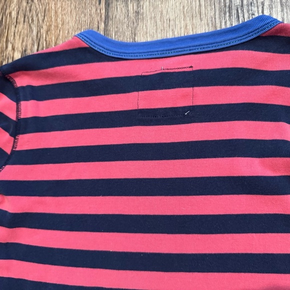 Crewcuts Boys Red and Navy Blue Long Sleeve Pajama Top Size Medium 8 - Picture 5 of 5